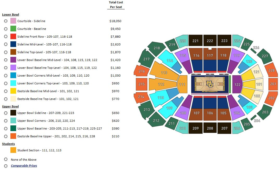 SEATING OPTIONS